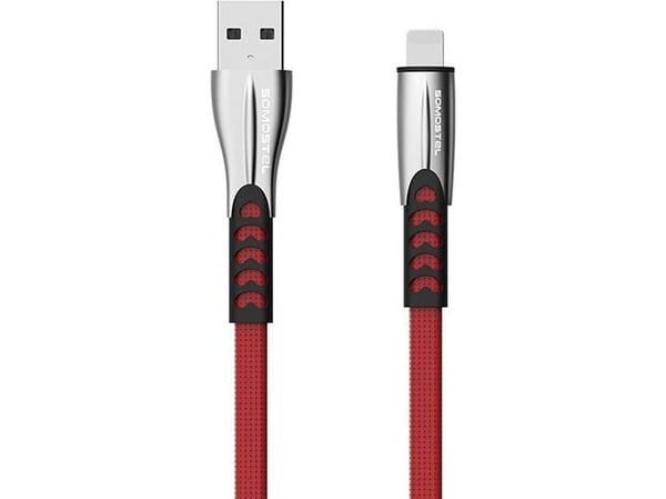 Kabel USB Somostel USB-A - Lightning 1 m Czerwony (25701)