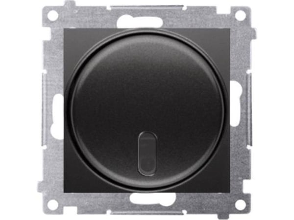 Kontakt-Simon Simon 54 dimmer trykk- og fjernstyrt (modul) 20–500 W svart matt DS13T.01/49