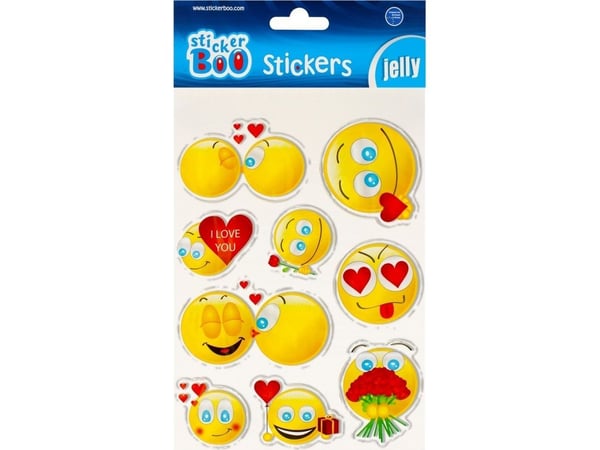 Sticker BOO - klistremerker med emojier