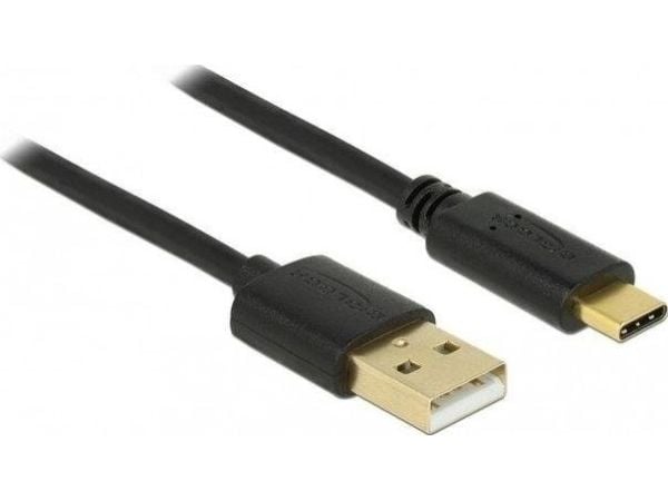 Delock - USB-kabel - USB (hann) til USB-C (hann) - USB 2.0 - 3 A - 4 m - svart