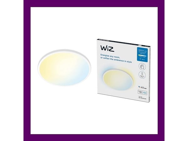 WiZ Super Slim - Taklampe - LED - 32 W - tunable white - 2700-6500 K - rund - hvit