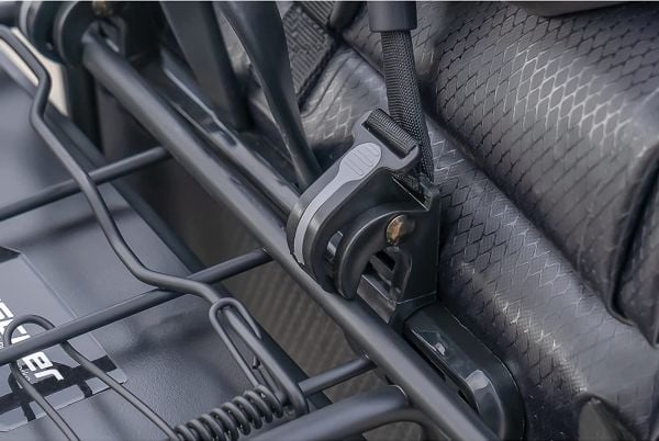 FISCHER sykkelbagasjebrettveske Tour, svart vanntett materiale, med sveisede sømmer (1 stk) (50649)