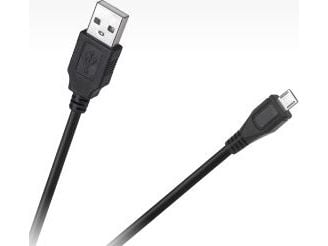 USB-kabel Deco-Line USB-A - microUSB 1 m svart (4959)