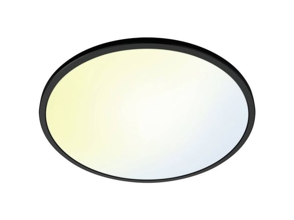 WiZ taklampa SuperSlim svart - Smart LED - Varm till kallvitt - integrerad LED - 22W - Wi-Fi
