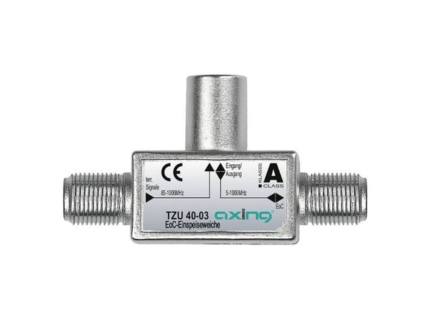 Axing TZU 40-03, Kaapelin jakaja, 2 - 2200 MHz, Metallinen, Uros/naaras, A, 50 kpl