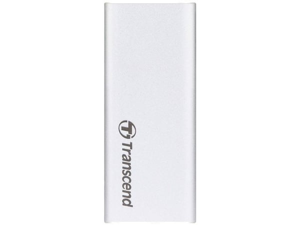 Transcend ESD260C - SSD - 1 TB - ekstern (bærbar) - USB 3.1 Gen 2 - sølv