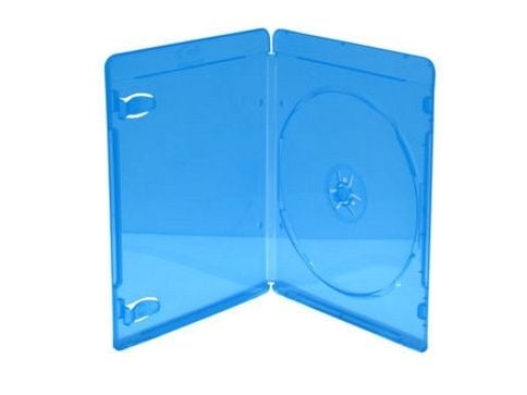 MediaRange BOX39-50, Blu-ray-fodral, 1 disk, Blå, Transparent, Plast, 171x134x7 mm, Dammresistent, Reptålig, 50 stk