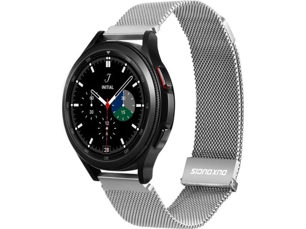 Dux Ducis magnetisk rem til Samsung Galaxy Watch / Huawei Watch / Honor Watch (20mm) sølv (Milanese-versjon)
