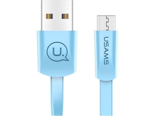 USB-kabel USAMS USB-A - microUSB 1,2 m blå (SJ201MIC04)