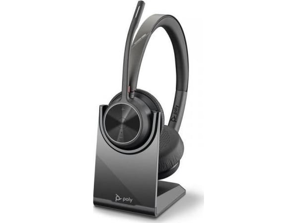 POLY Voyager 4320 UC, Trådløs, Kontor/kundesenter, 162 g, Hodesett, Sort