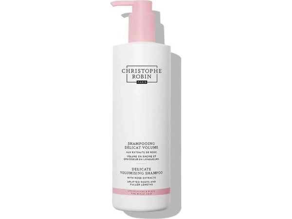 CHRISTOPHE ROBIN Delicate Volumising Shampoo mild volymgivande schampo med rosenextrakt 500 ml