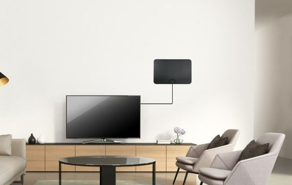 Evolveo Xany 2A LTE-televisioantenni sisätiloissa 45 dB