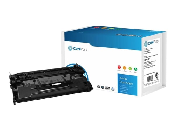 CoreParts QI-HP2074, 9000 sivua, Musta, 1 kpl