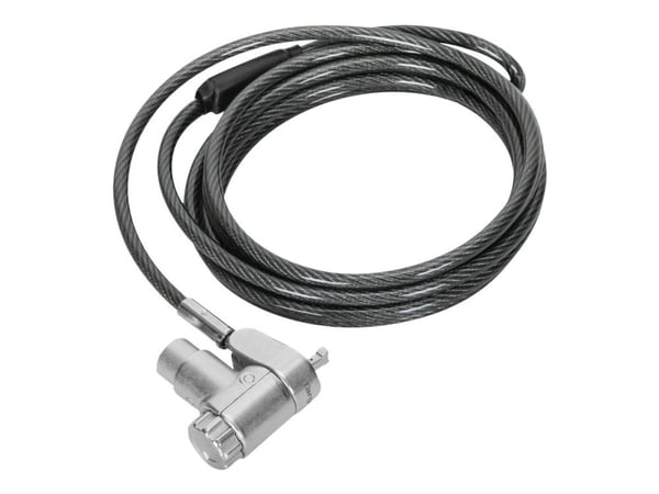Targus DEFCON Ultimate - Lås för säkerhetskabel - universell nyckel med anpassningsbart låshuvud - silver - 2 m (paket om 25)
