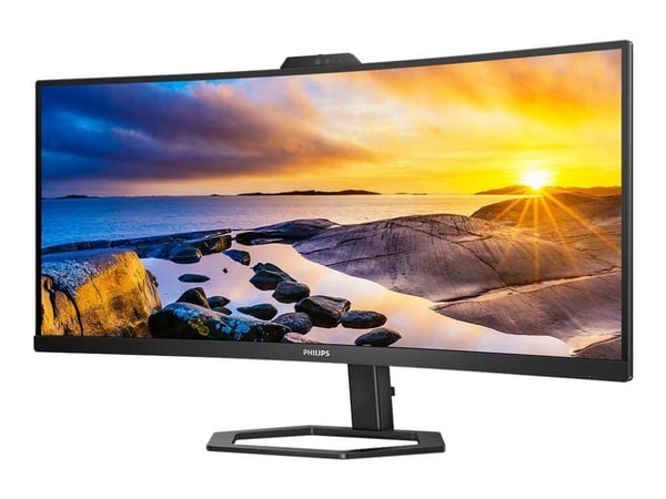 Philips 34E1C5600HE - 5000 Series - LED-skärm - böjd - 34" - 3440 x 1440 WQHD @ 100 Hz - VA - 300 cd/m² - 3000:1 - 4 ms - HDMI, DisplayPort, USB-C ...