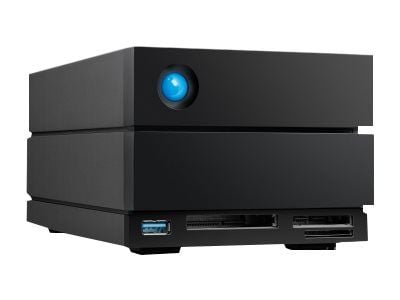 LaCie 2big Dock STLG20000400 - Harddiskarray - 20 TB - 2 brønner (SATA-600) - HDD 10 TB x 2 - Thunderbolt 4, USB 3.2 Gen 2 (ekstern) - med 5-års Re...