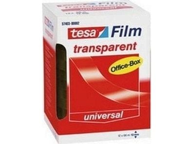 TESA 57406-00002-01, 66 m, Läpinäkyvä, Vahva, 19 mm, 8 kpl