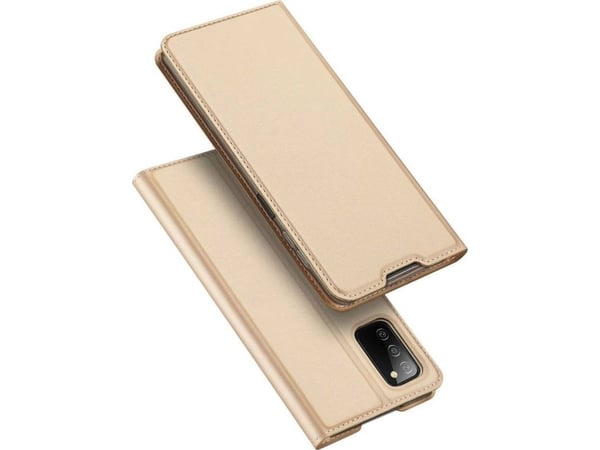 Dux Ducis Dux Ducis Skin Pro hylsterdeksel med klaff for Samsung Galaxy A03s gull