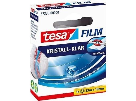 TESA 57330, 33 m, Läpinäkyvä, 19 mm, 1 kpl