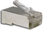 Alantec WT107, RJ45, Grå, Hankjønn, Rett, Metall, 100 stykker