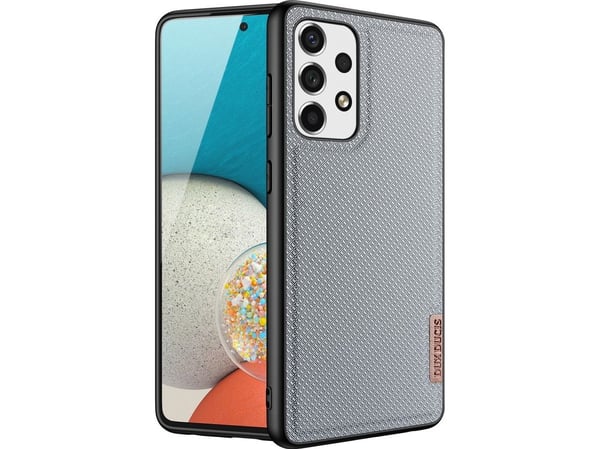 Dux Ducis Dux Ducis Fino-deksel dekket med nylonmateriale for Samsung Galaxy A73 blå