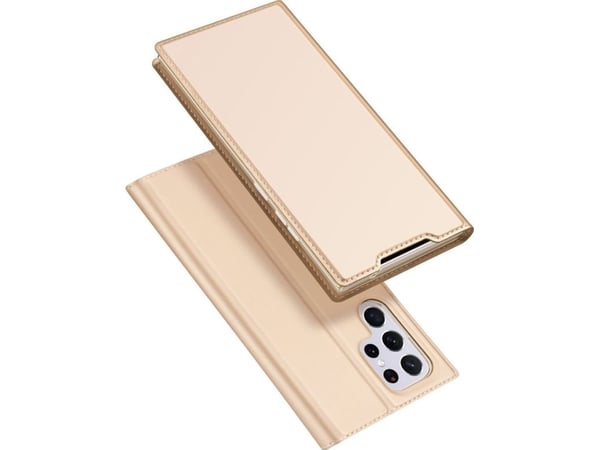 Dux Ducis Skin Pro hylsteretui med flipdeksel Samsung Galaxy S22 Ultra gull