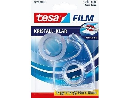 TESA 57315, 15 m, Läpinäkyvä, Polypropeeni (PP), Vahva, 10 mm
