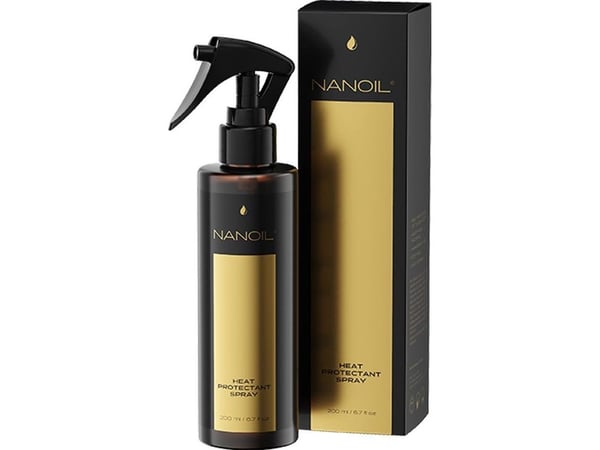 NANOIL_Heat Protectant Spray, varmebeskyttende hårspray, 200 ml