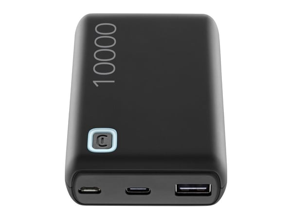 Cellularline ESSENCE. batteri/batterikapasitet: 10000 mAh, batteri/batteriteknologi: Litium Polymer (LiPo). utgangspor USB A: 1, USB Type-C antall ...