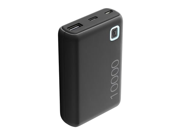 Cellularline ESSENCE. akun/akun kapasiteetti: 10000 mAh, akun/akun tekniikka: litiumpolymeeri (LiPo). lähtöliitännät USB A: 1, USB Type-C porttien ...