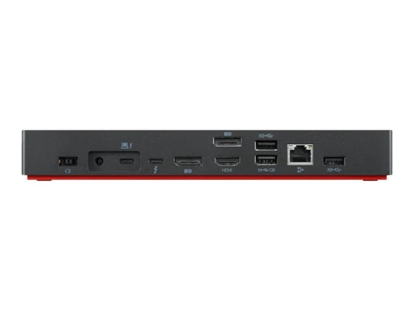Lenovo ThinkPad Thunderbolt 4 WorkStation Dock - Portreplikator - Thunderbolt 4 - 2 x DP, HDMI, 2 x Thunderbolt - 1GbE - 230 watt - Campus