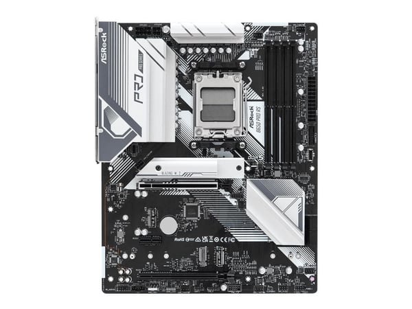 ASRock B650 Pro RS - Hovedkort - ATX - Socket AM5 - AMD B650 Chipset - USB-C 3.2 Gen 2x2, USB-C 3.2 Gen2, USB 3.2 Gen 2, USB 3.2 Gen 1 - 2.5 Gigabi...
