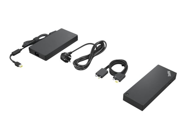 Lenovo ThinkPad Thunderbolt 4 WorkStation Dock - Portreplikator - Thunderbolt 4 - 2 x DP, HDMI, 2 x Thunderbolt - 1GbE - 230 watt - Campus - for Th...