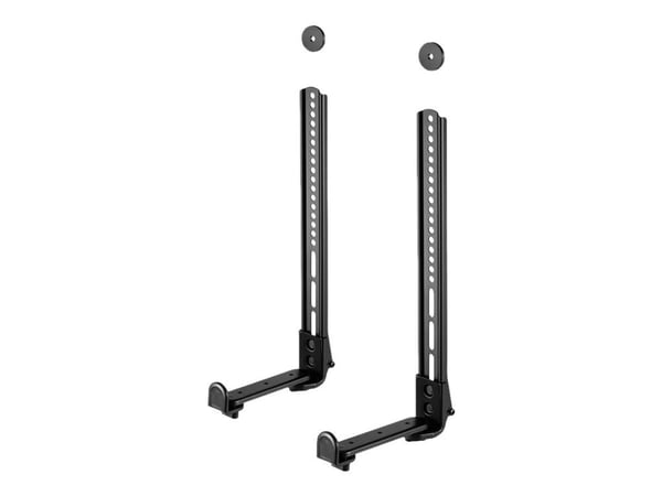 Neomounts AWL29-650BL1 - Monteringssett (universalmontering) - for soundbar - svart - over skjerm, under skjerm
