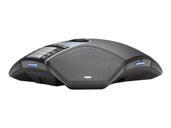 Konftel 300Wx - Trådløs konferansetelefon - DECT\GAP - treveis anropskapasitet - lakrissvart - for Konftel C50300Wx Hybrid