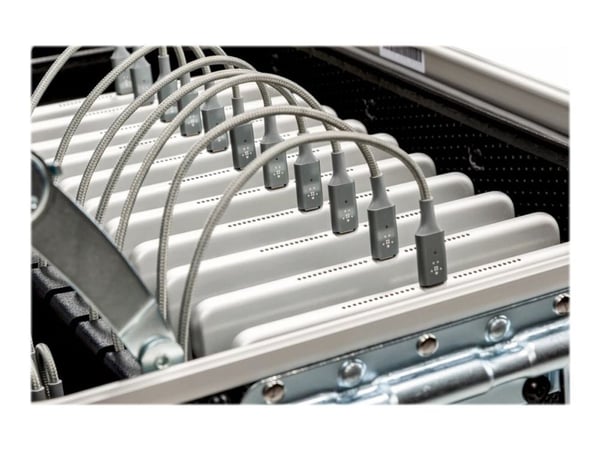 PARAT PARAPROJECT Case i16 - Vogn (synk og lade) - for 16 nettbrett - låsbar - aluminium, ABS-plast - svart - utgang: 5 V
