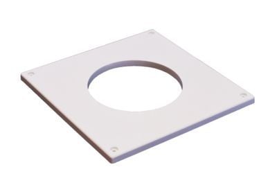 Täckplåt S7 195x195 mm, Ø100 mm