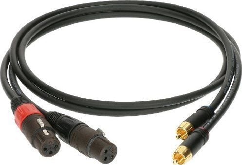 Klotz RCA - XLR 0.6m kaapeli musta