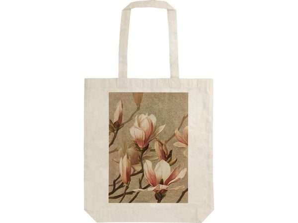 Skona Ting Puuvilla laukku STBAG42 Magnolia ostoskassi laukku
