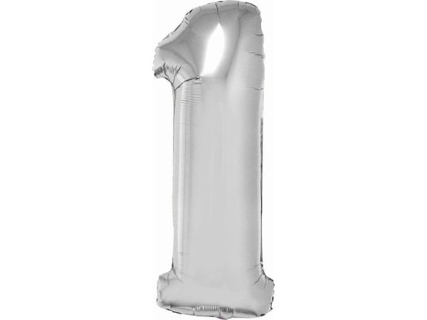 GoDan Smart folieballong, sølv, 76cm