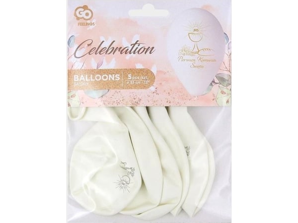GoDan ballonger premium helium Første nattverd 33 cm 5 stk