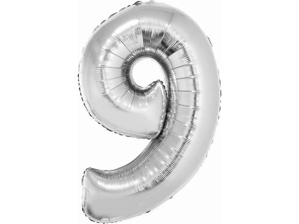 GoDan Smart folieballong, sølv, 76cm