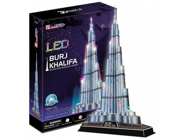 Cubic Fun Puzzle 3D LED Burj Khalifa 3D LED Burj Khalifa