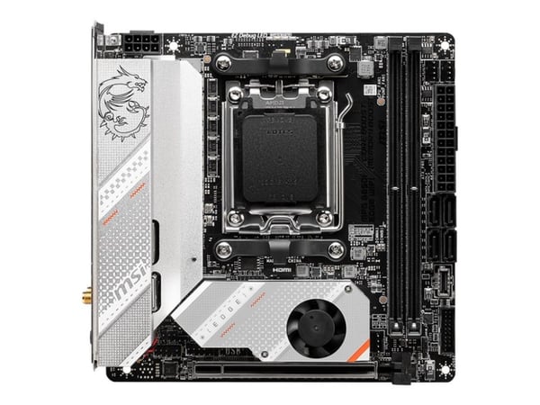 MSI MPG B650I EDGE WIFI - Hovedkort - mini-ITX - Socket AM5 - AMD B650 Chipset - USB 3.2 Gen 2, USB-C 3.2 Gen2, USB 3.2 Gen 1, USB-C 3.2 Gen 2x2 - ...