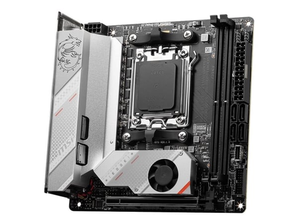 MSI MPG B650I EDGE WIFI - Hovedkort - mini-ITX - Socket AM5 - AMD B650 Chipset - USB 3.2 Gen 2, USB-C 3.2 Gen2, USB 3.2 Gen 1, USB-C 3.2 Gen 2x2 - ...