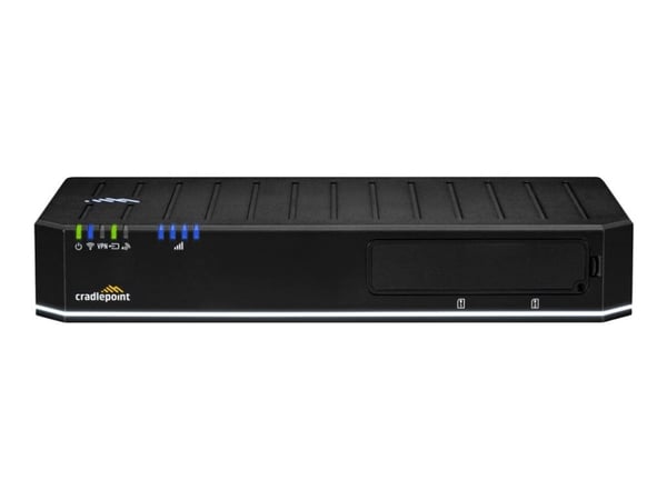 Cradlepoint E300 Series Enterprise Router E300-C18B - Trådløs ruter - WWAN 10GbE - WAN-porter: 6 - Wi-Fi 6 - Dobbeltbånd - 4G, 5G - veggmonterbar -...