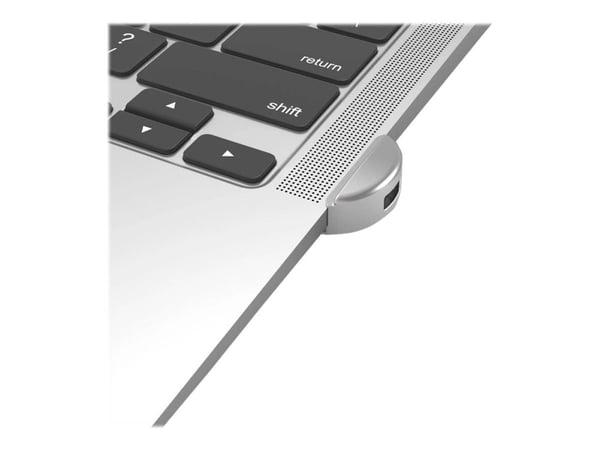 Compulocks Ledge Lock Adapter for MacBook Air 13" M2-M4 Silver - Sikkerhetssporlåsadapter - for Apple MacBook Air M2