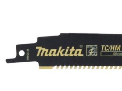 Makita - Sabelsagblad - for tre, metall, rustfritt stål, støpejern, komposittmaterialer - lengde: 100 mm - for Makita DJR186Z, DJR187Z, DJR188Z, JR...