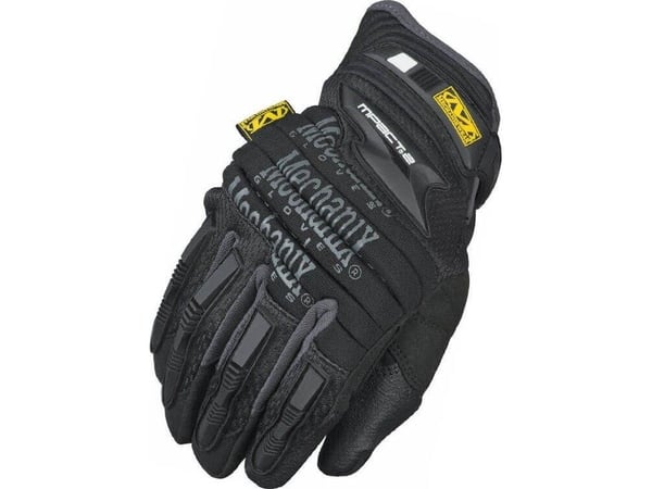 Mechanix Wear M-Pact® 2 arbeidshansker svarte XL med borrelås TrekDry® kunstskinn, håndflate, fingerbeskyttelse D30® vibrasjonsbeskyttelse