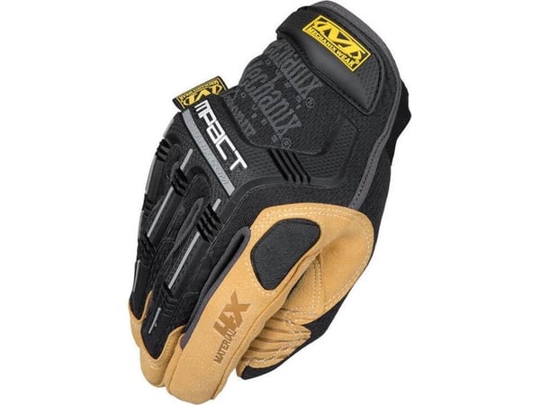 Mechanix Wear Gloves Mechanix Material4X M-Pact® XXL str. Borrelås, TrekDry®, Synthetic Leather 4X, Palm, Gear, Armortex®, Finger Protection, D30® ...